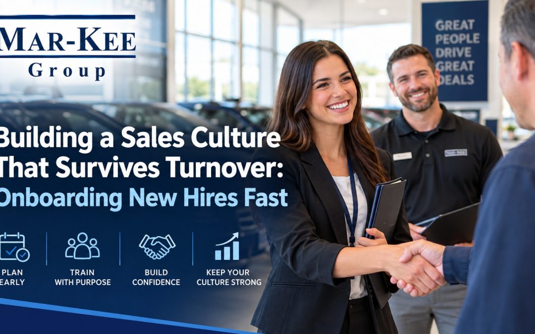Building a Sales Culture That Survives Turnover: Onboarding New Hires Fast